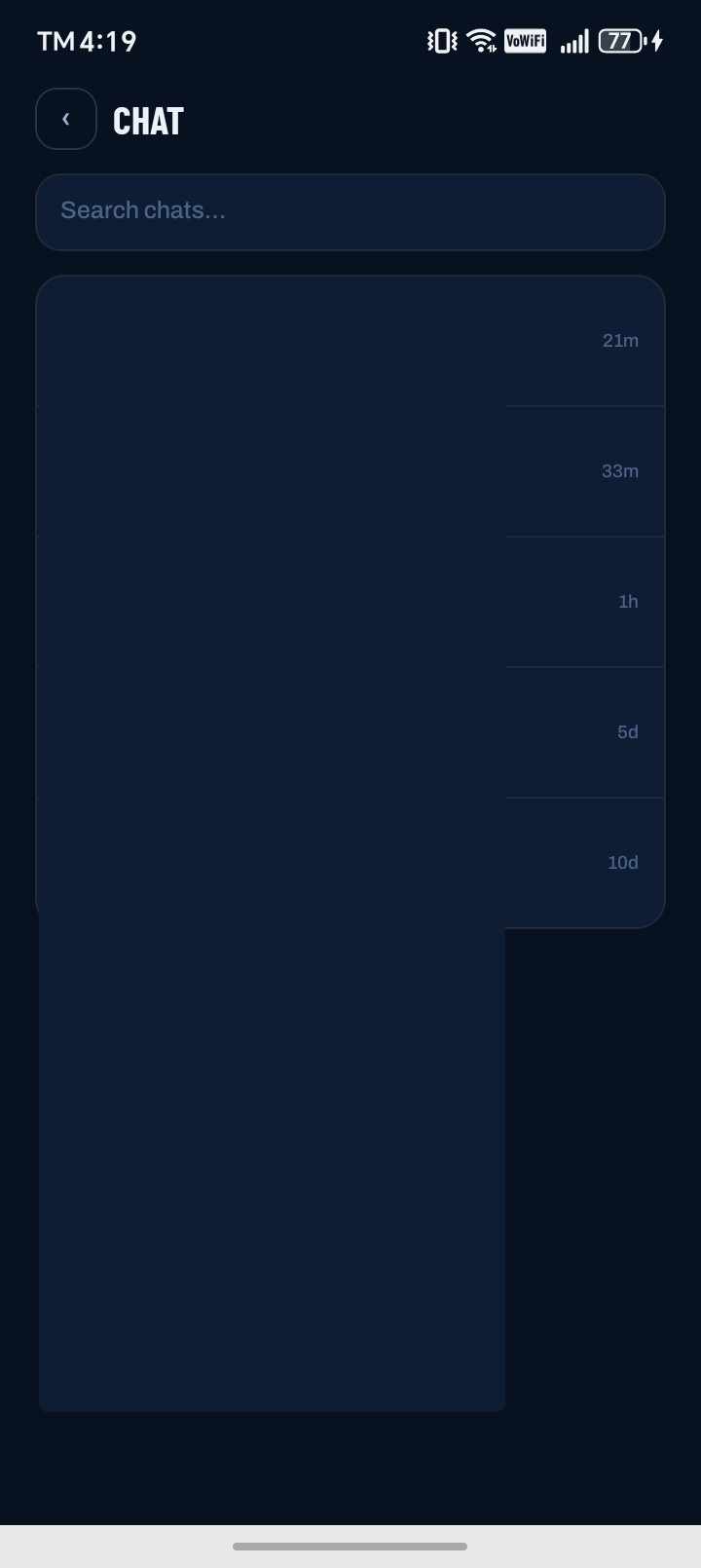Chat with your clubs and friends